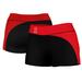 Women's Black/Red South Dakota Coyotes Curve Side Shorties