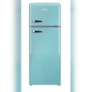 Amica KGC 15632 T Kühl- und Gefrierkombination Freistehend 208 l E Blau Image