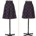 Anthropologie Skirts | Anthropologie Black Purple It’s My Party Skirt 0 Corey Lynn Calter | Color: Black/Purple | Size: 0