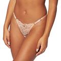 Emporio Armani Women's Eternal Lace Thong Panties, Almond, M