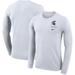 Men's Nike White Michigan State Spartans Logo Stack Legend Performance Long Sleeve T-Shirt