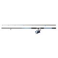 Shakespeare Firebird Mackerel Combo, Fishing Rod and Reel Spinning Combo, Pre-spooled with Line, Ready to Fish in Saltwater, Sea - Inshore/Nearshore Fishing, Mackerel, Blue / Black, 1.80m | 112-225g
