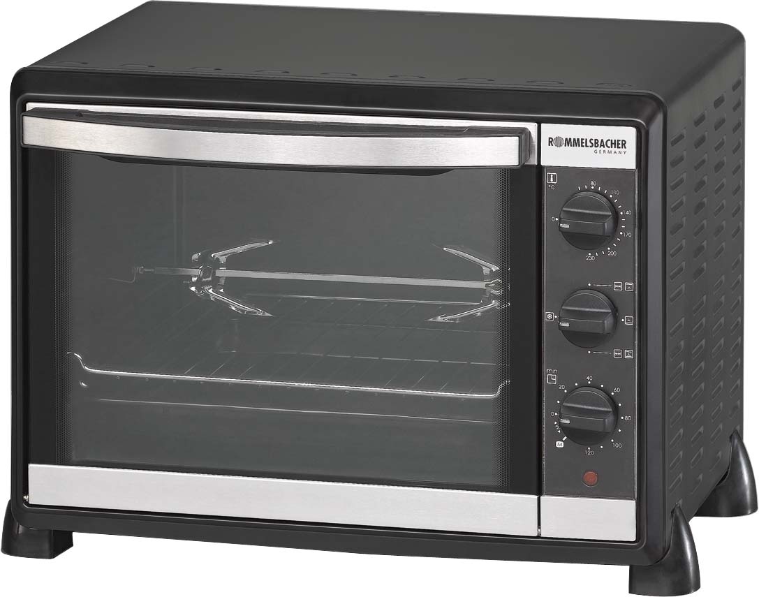 Rommelsbacher Kleinbackofen 30l 1550W Uml+Drehsp BG 1550 sw Image