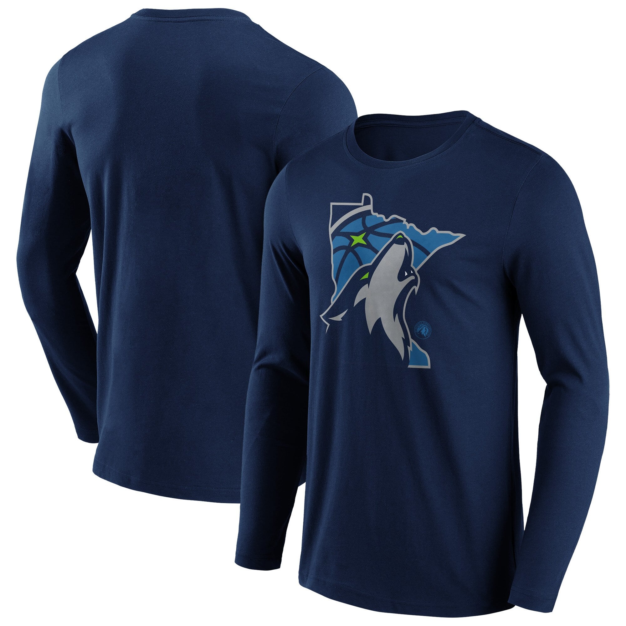 Minnesota Timberwolves Fanatics Branded Iconic Hometown Graphic Langarm-T-Shirt - Herren