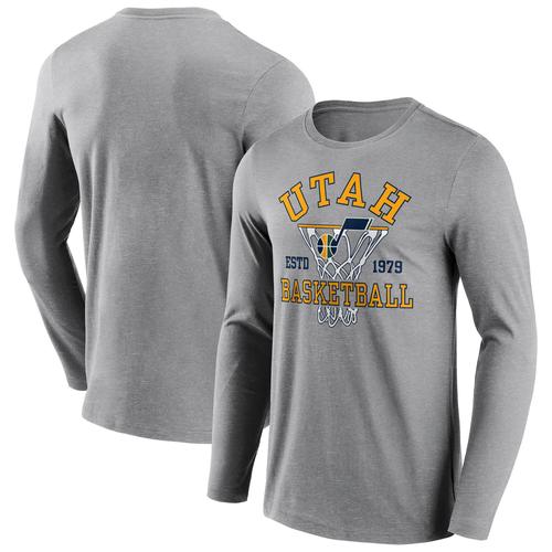 Utah Jazz Nothing But Net Grafik Langarmshirt - Herren