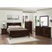 Graffenstaden Cappuccino 2-piece Sleigh Bedroom Set with Dresser