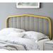 Camberly Arched Twin Size Gold Metal Headboard