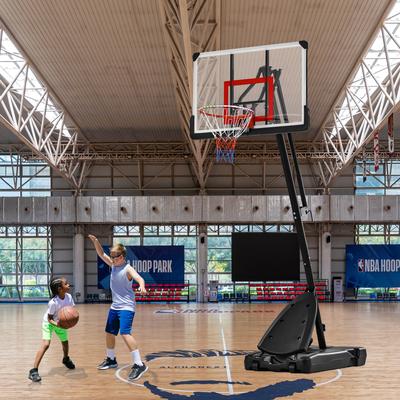 Height adjustable 7.5ft-10ft basketball stand