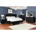 Audrey 2-piece Upholstered Tufted Bedroom Set with Nightstand