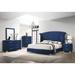 Chantel Pacific Blue 3-piece Bedroom Set with Dresser and Mirror