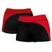 Women's Black/Red Austin Peay State Governors Plus Size Curve Side Shorts