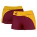 Women's Maroon/Gold Central Michigan Chippewas Curve Side Shorties