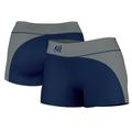 Women's Navy/Silver Old Dominion Monarchs Plus Size Curve Side Shorts