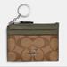 Coach Accessories | *Nwt* Coach Mini Skinny Id Case In Signature Canvas | Color: Brown/Green | Size: Os