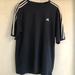 Adidas Shirts | Adidas Active 360 Navy Classics 3 Stripes Mens Large Workout Shirt | Color: Blue/White | Size: L