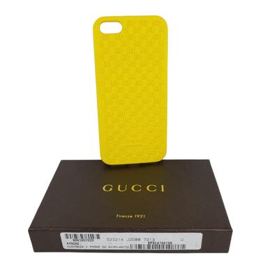 Gucci Cell Phones & Accessories | Gucci Micro Gg Iphone 5 Case | Color: Yellow | Size: Os