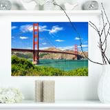 East Urban Home San Francisco Golden Gate - Unframed Photograph on Metal Metal | 12 H x 20 W x 2 D in | Wayfair 0D27850D9EBE45288A0681B9CDFFA803