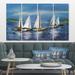 East Urban Home Yachts By Obsky Sea - Multipanel Seascape Metal Wall Art Metal | 28 H x 1 D in | Wayfair 9C5D49C0A12A4C65B8D10DB16C96F9A1