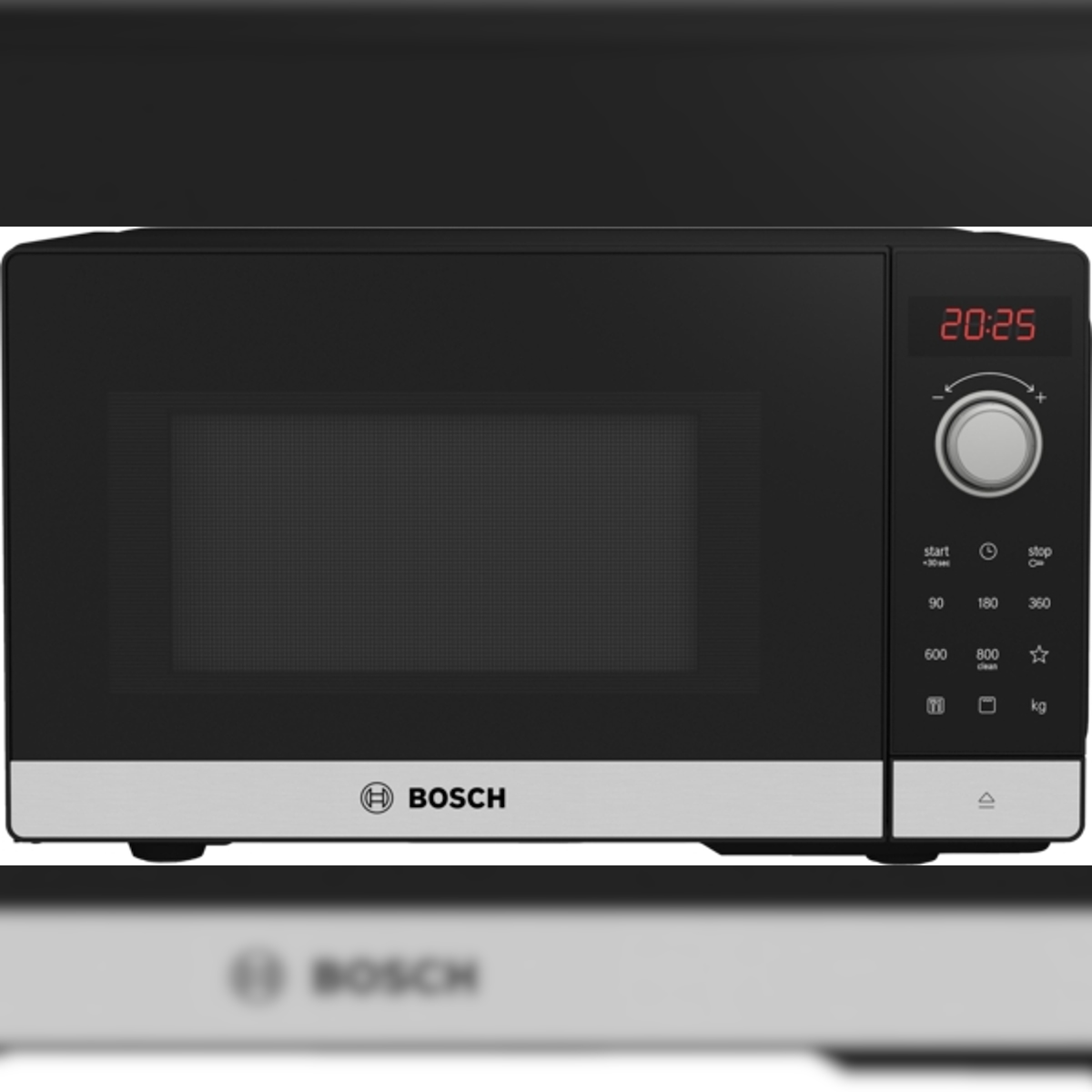 Bosch Serie 2 FEL023MS2 Freistehende Mikrowelle, 44 x 26 cm, Edelstahl Image