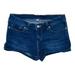 Levi's Shorts | Levi's Women Size 28 Dark Blue Wash Bootie Denim Jean Casual Shortie Shorts | Color: Blue | Size: 28