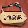 Pink Victoria's Secret Bags | Lime Colored Pink Thermal Lunch Bag With Strap & Pup Mascot New Nice | Color: Black/Green | Size: Os