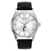 Men's Silver Cincinnati Bearcats Leather Watch