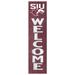 Southern Illinois Salukis 12'' x 48'' Welcome Leaner