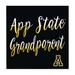 Black Appalachian State Mountaineers 10'' x Grandparent Plaque