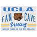 White UCLA Bruins 24'' x 34'' Fan Cave Wood Sign