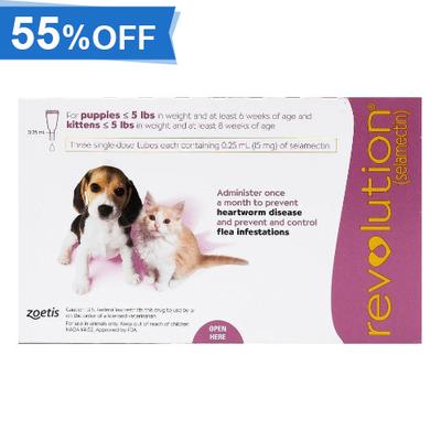 Revolution For Kittens / Puppies (Pink) 3 Doses