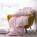 Novogratz Waverly Pink Standard Cotton Comforter Set Polyester/Polyfill/Cotton in Pink/White/Yellow | King Comforter + 2 Shams | Wayfair