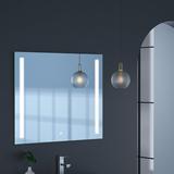 Latitude Run® Beveled Frameless Lighted Bathroom/Vanity Mirror in White | 30 H x 36 W x 1.69 D in | Wayfair D02855466C694FD9B5F484D2EAAA83A1