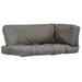 Red Barrel Studio® Pallet Cushions 3 pcs Fabric Polyester in Gray | 3.9 H x 22.83 W in | Outdoor Furniture | Wayfair