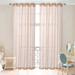 2 Piece Window Sheer Curtains Grommet Panels for Bedroom/Living Room - N/A