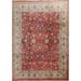 Vegetable Dye Floral Tabriz Persian Area Rug Hand-knotted Wool Carpet - 8'11" x 11'2"