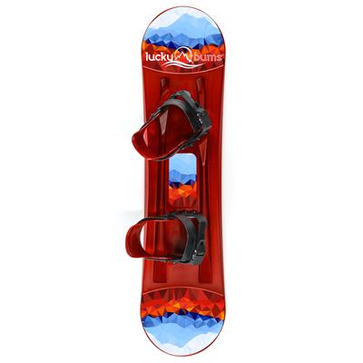 Lucky Bums Kids Snowboard Red