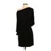 Jessica Simpson Casual Dress - Mini: Black Solid Dresses - Used - Size Small