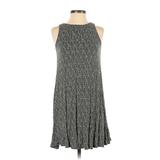 Old Navy Casual Dress - A-Line: Green Argyle Dresses - Women's Size X-Small