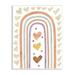 Stupell Industries Children's Rainbow Arch Heart Shapes Warm Desert Tones Stretched Canvas Wall Art By Ziwei Li Canvas | Wayfair aj-378_wd_10x15