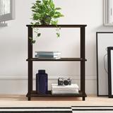 George Oliver Decorius 29.5" H x 23.6" W Etagere Bookcase Wood/Plastic in Brown | 29.5 H x 23.6 W x 11.4 D in | Wayfair