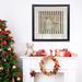 The Holiday Aisle® 'Burlap Santa' Graphic Art Paper in Gray | 17.5 H x 17.5 W x 1.5 D in | Wayfair BDF624987FC24D8D94A7BB71F3EBB8FF