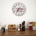 Horloge murale vintage Fleur 30 cm - Vidaxl