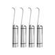 Saturateur radiateur acier inox, humidificateur d'air à suspendre avec crochet inclus, Lot de 4,