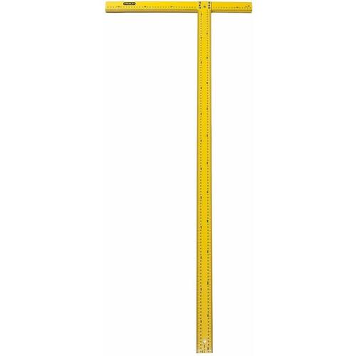 Stanley - T-Winkel - Gipskartonplatten - 122 cm - Millimetereinteilung Schwarz STHT1-05894