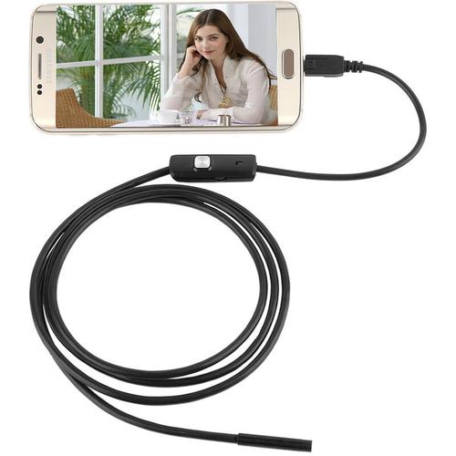 5,5 mm bis 1,5 m flexibles Kabel USB-Endoskop, HD-Kamera 2 in 1 USB-Inspektions-Endoskopkamera für