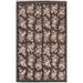 Vegetable Dye Contemporary Floral Oriental Wool Area Rug Hand-knotted - 6'1" x 9'8"