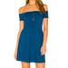 Free People Dresses | New Free People Off Shoulder Dress | Color: Blue | Size: L