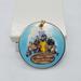 Disney Holiday | Disney Collection Christmas Disc Ornament Snow White 1987 New Round Ceramic | Color: Blue | Size: Os