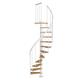 Dolle Calgary White Loft Spiral Staircase Kit 1200mm Diameter (In Stock)