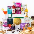 Happy Birthday 10 Item Afternoon Tea Hamper Basket, Luxury Vegan Chocolate Gifts, Dairy Free Chocolate Gift Box, Gluten Free Hamper, Vegan Sweets & Vegan Snacks, Gifts For Women, Non Alcoholic